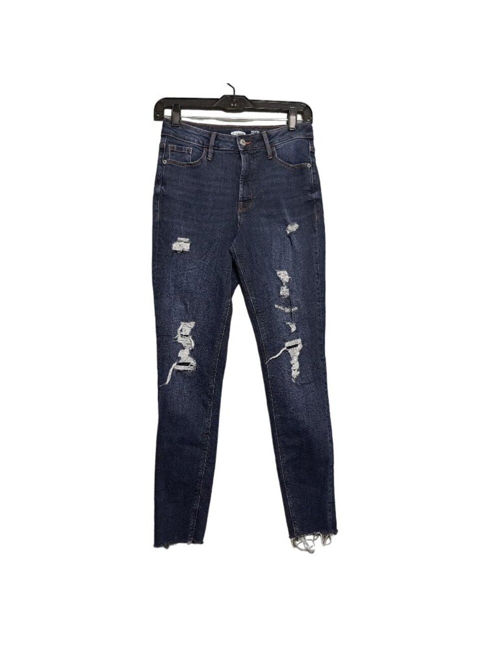 Old Navy Size 4 Super Skinny Jeans Blue Dark Wash Rockstar High Rise